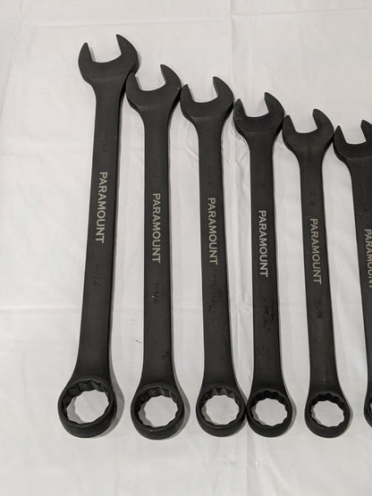 PARAMOUNT Combination Wrench Set: 13 Pc, 3/8 in - 1-1/4" 022-14SSET INCOMPLETE