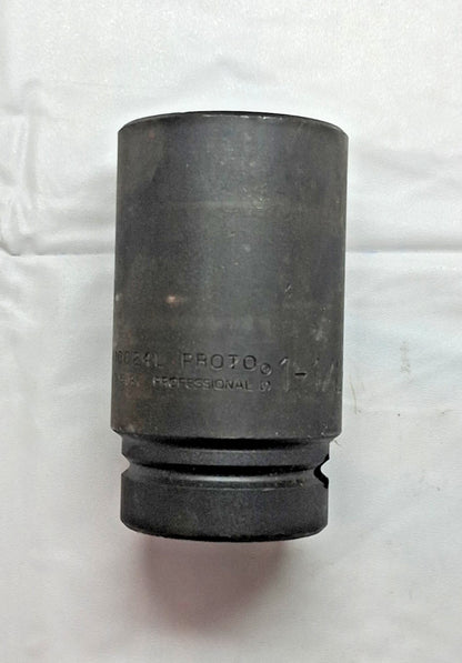Proto 6 Point Hex Drive Deep Impact Socket 1"Drive x 1-1/2"  J10024L