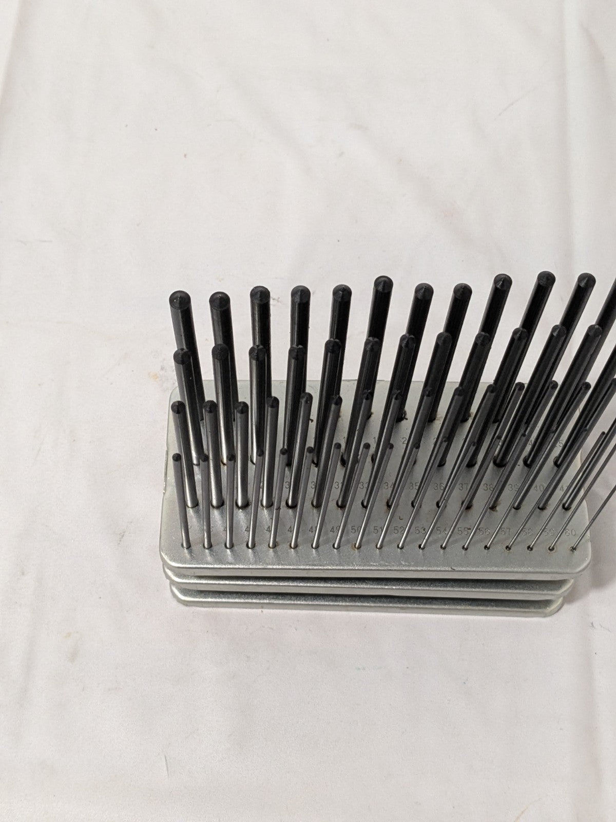 Transfer Punch Set: 60 Pc, #1-60, 4-7/8" Long, With Stand 830-4060