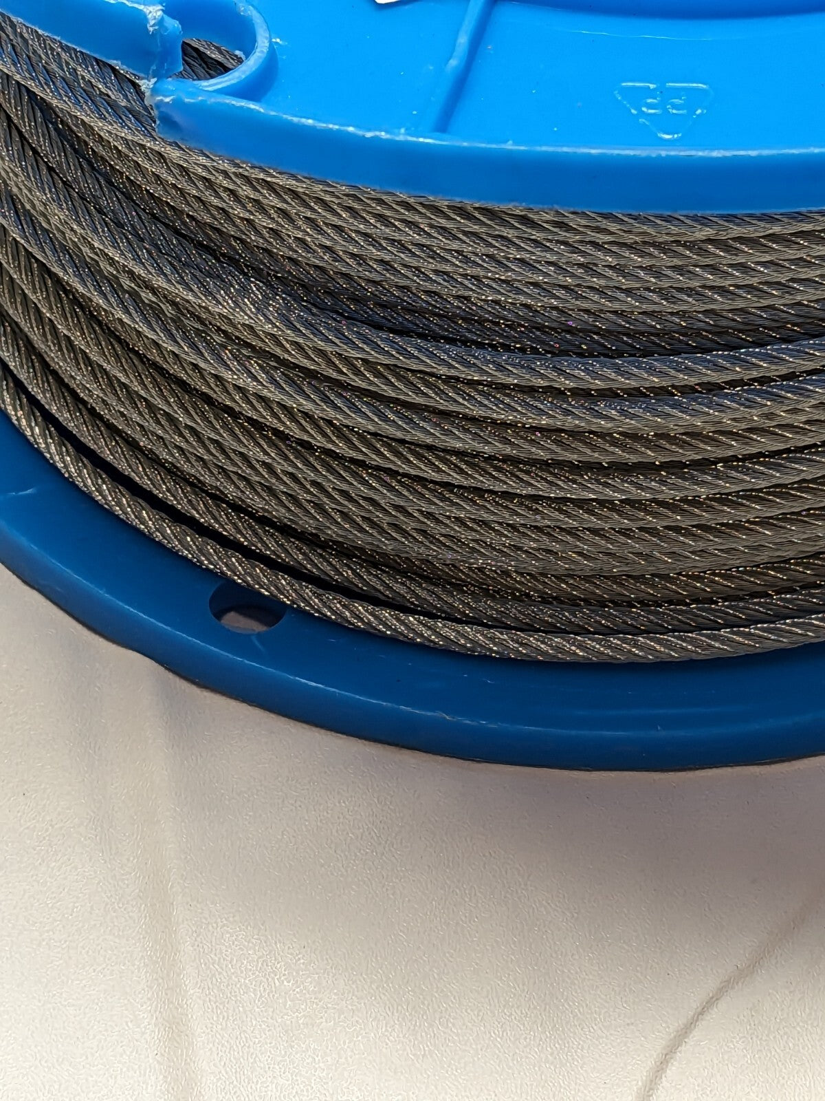 Indusco 1/8" Diam, Galvanized Steel Wire Rope, Approx. 500' WS-MH-WIRE-044