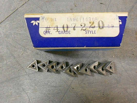 Teledyne Firth Sterling TNMG110308 C2 Indexable Carbide Inserts QTY 10 407220