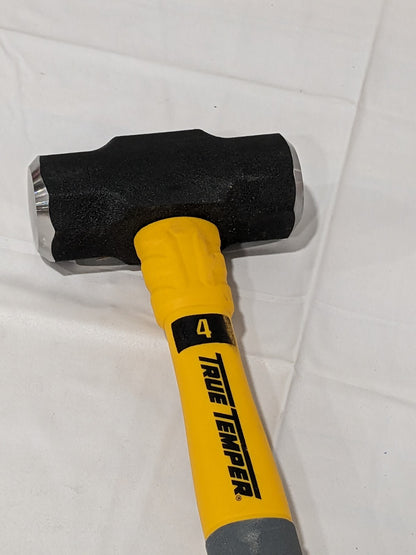 True Temper Tough Trike Fiberglass Engineer Hammer, 4 lb, 15'' Handle
