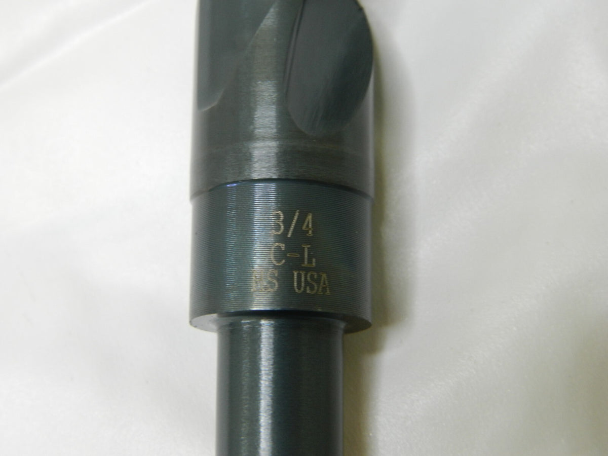 C-L HSS Reduced Shank Drill Bit 3/4'' Dia, 1/2'' Shank Dia 6'' OAL 55448