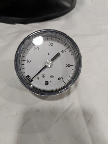 AMETEK Pressure Gauge: 21/2" Dial, 0 to 60 psi, 1/8" Thread 164428