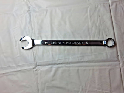 Proto 3/4 in. 12-Point Full Polish Combination Wrench J1224-T500