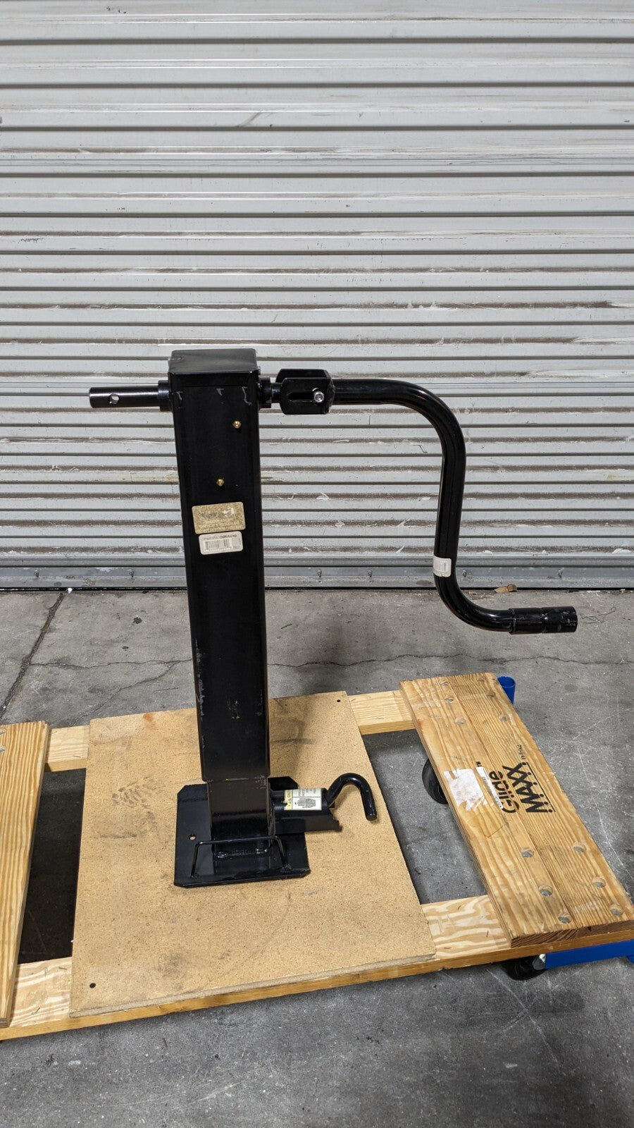 Square Sidewind Trailer Jack 12k Lb Load Capacity 31 to 57" Service Height
