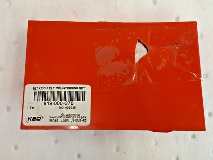 Keo Countersink Set 7 Pc 1/4-1" Head Dia 6Fl 919-000-370 DAMAGED CASE