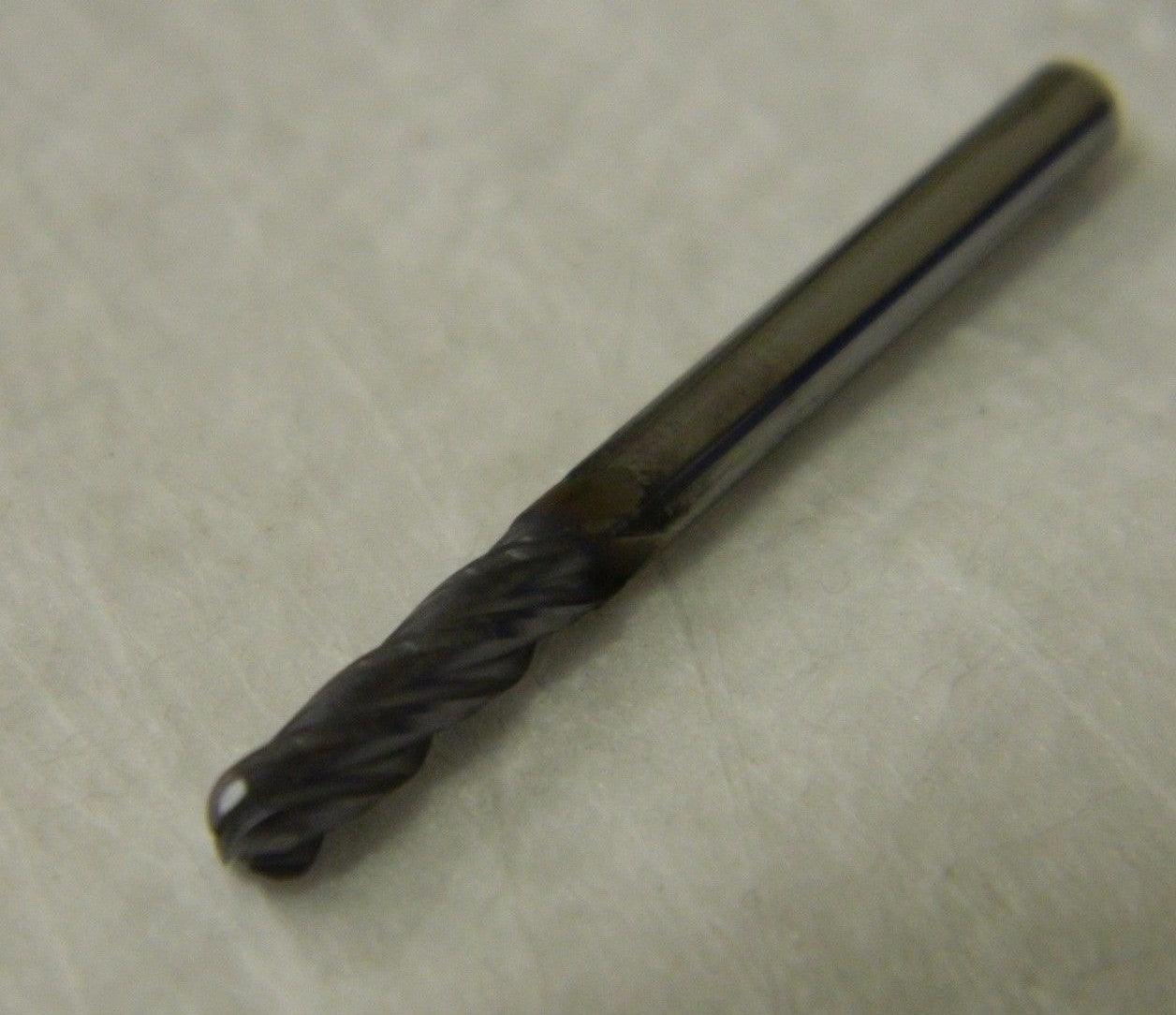 Metal Removal Ball End Mill 1/8" x 1/8" x 1/2" x 1-1/2" 4 Fl