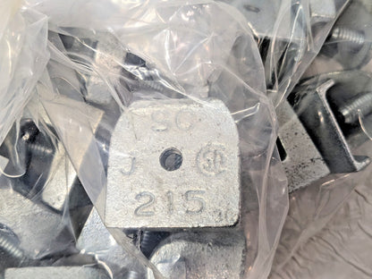Thomas & Betts Galvanized Malleable Iron Beam Clamps 3/8" - 16 QTY 25 502