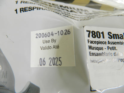Moldex Premium Silicone Half Masks, Small, Silicone Qty 2 7801