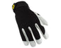 Valeo General Purpose Gloves: "V255", Size Medium, Leather 6 Pairs VI3732ME