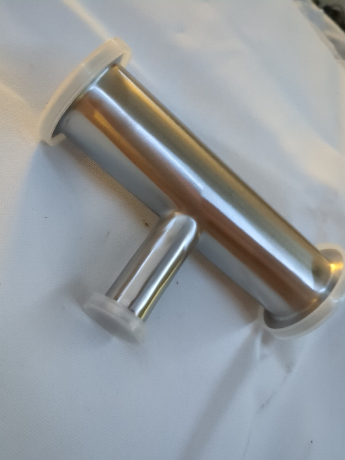 Sanitary Stainless Steel Pipe Tee: 1-1/2", Quick-Clamp Connection ZUSA-STF-