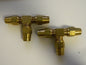 Parker 1/2" Tube OD Brass Compression Tube Union Tee QTY 2  264AB-8