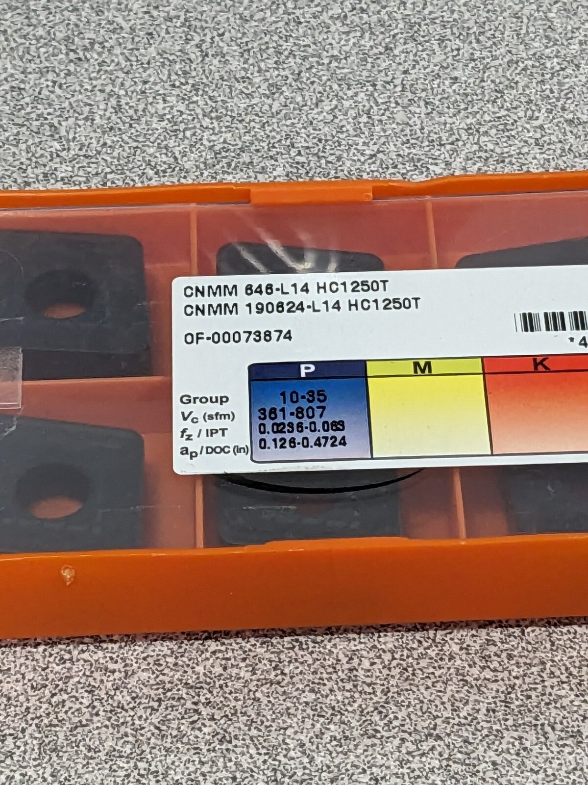 HERTEL Turning Insert: CNMM 646L14 HC1250T, Solid Carbide Qty 10 42804617