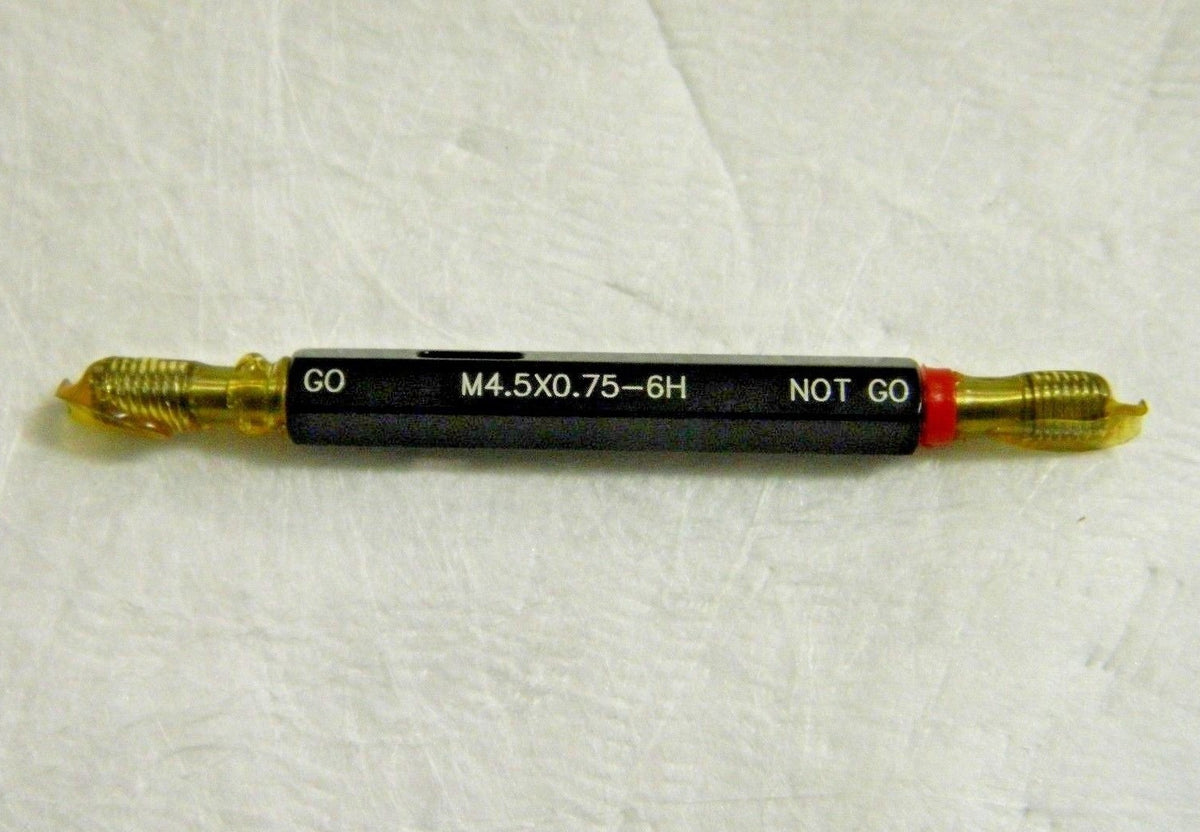 SPI Double End Plug Thread Go/No Go Gage M4.5x0.75 6H 34-619-7