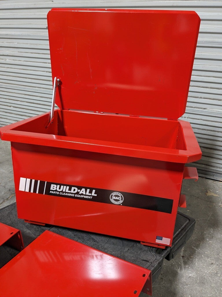 Build-All Parts Washer: 20 Gal Free Standing Solvent-Based RT-26