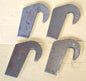 Weld On Fork Mounts  Over Bucket Pin Type  3/4" Thick CNC Cut Steel   *Set of 4*