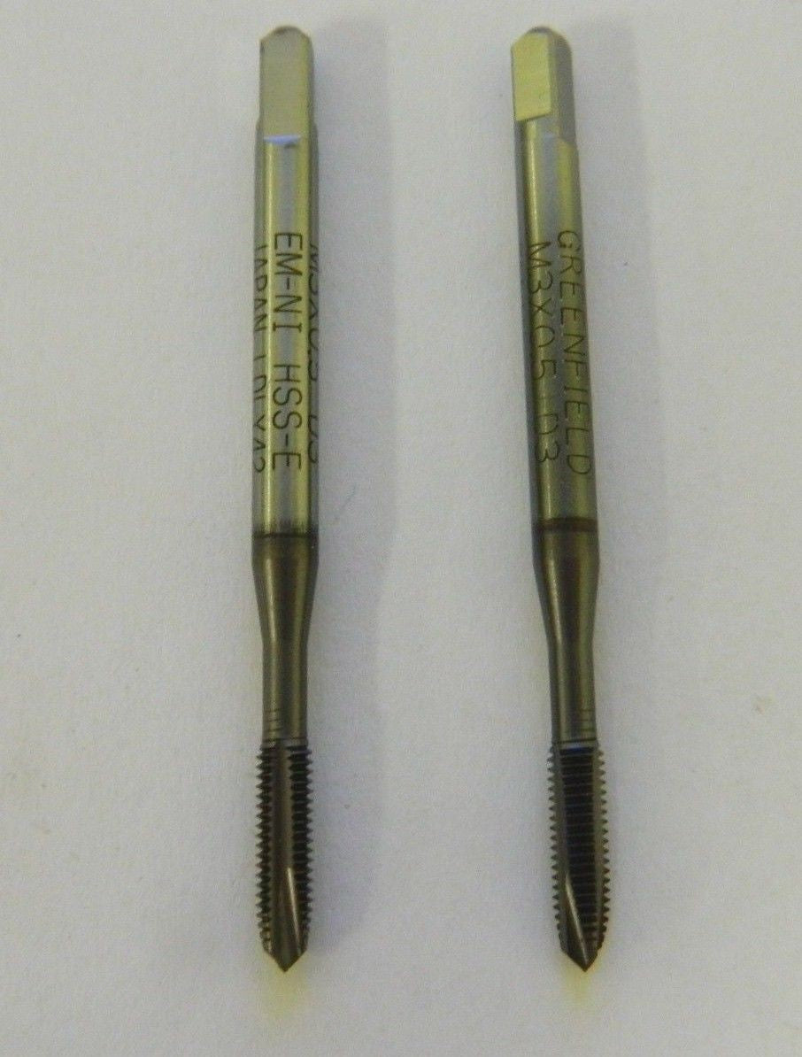 Widia Spiral Point Taps M3 X 0.50" 3FL D3 TiCN Qty. 2 #87421