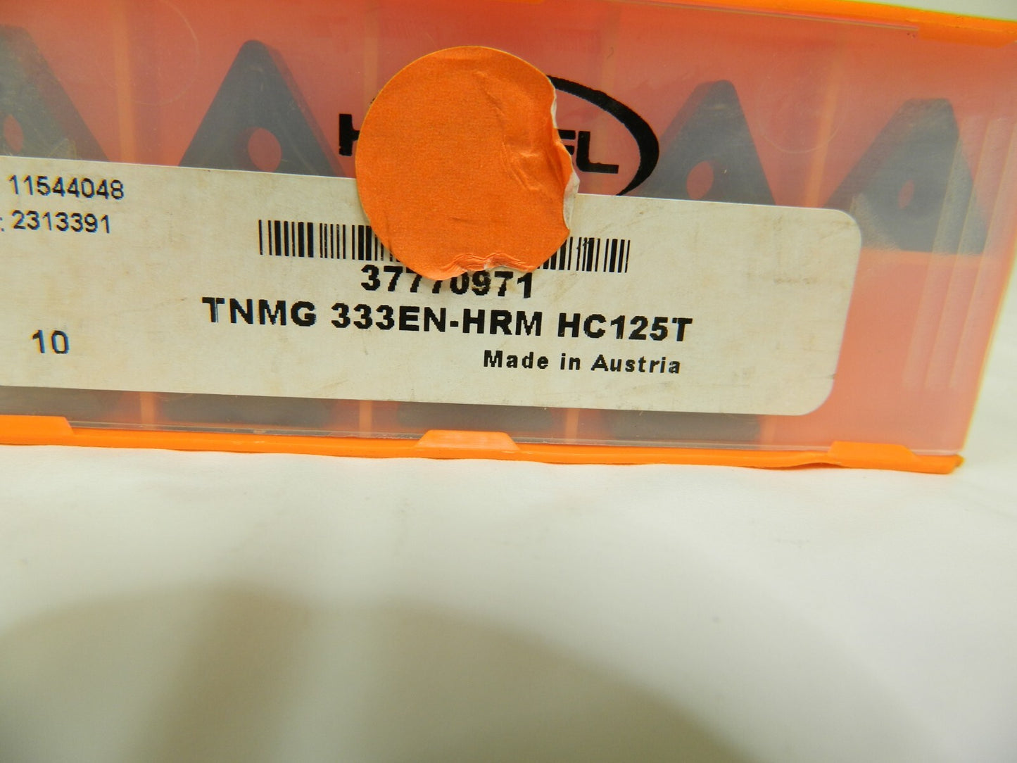 HERTEL TNMG 333EN HRM HC125T Carbide Turning Insert Qty 9 37770971