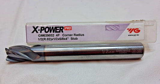 X-Power Pro Carbide Corner Radius End Mill 4 FL 93234