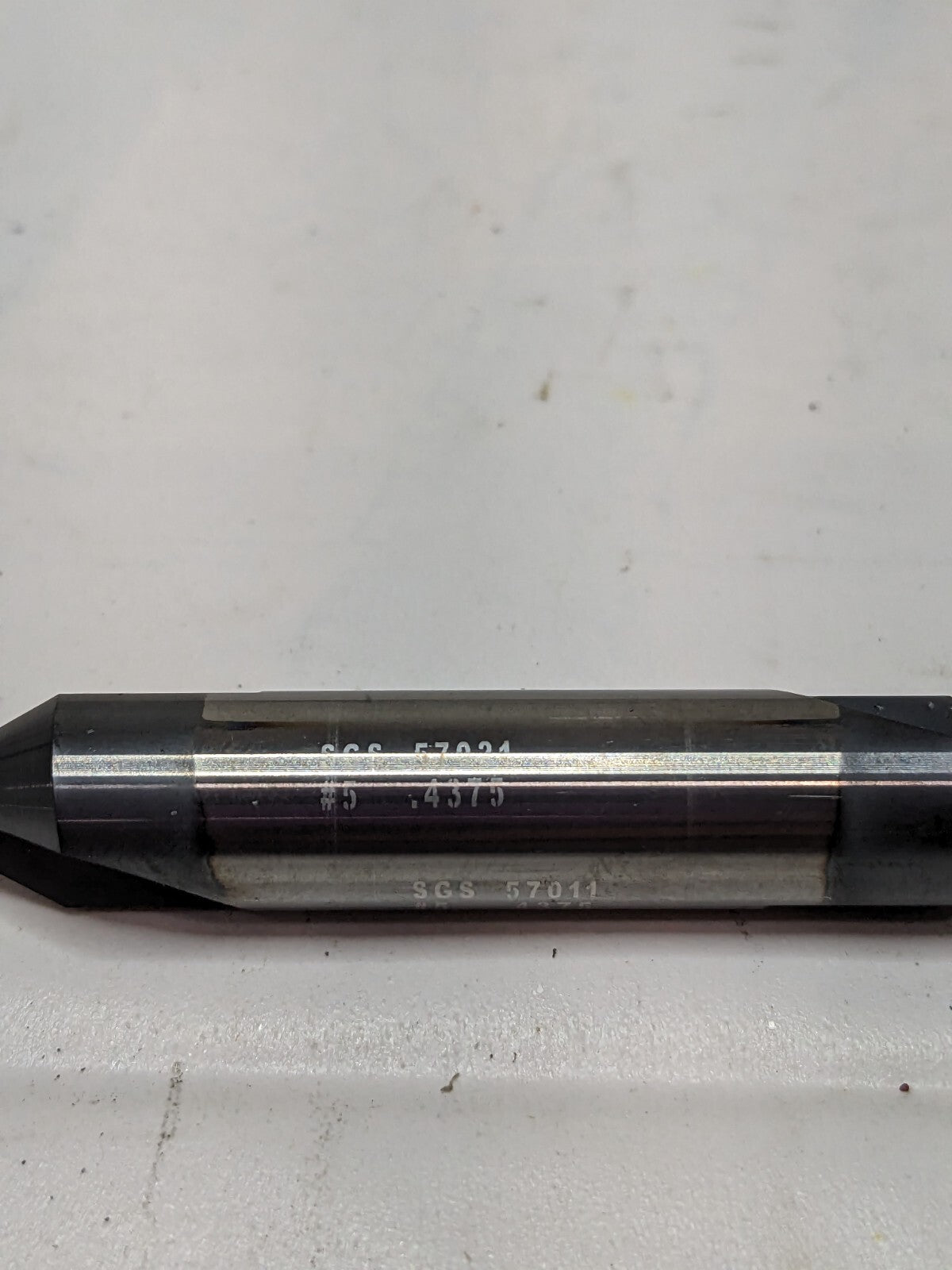 SGS Combo Drill &amp; Countersink: 3/16, 118°, Solid Carbide 57021