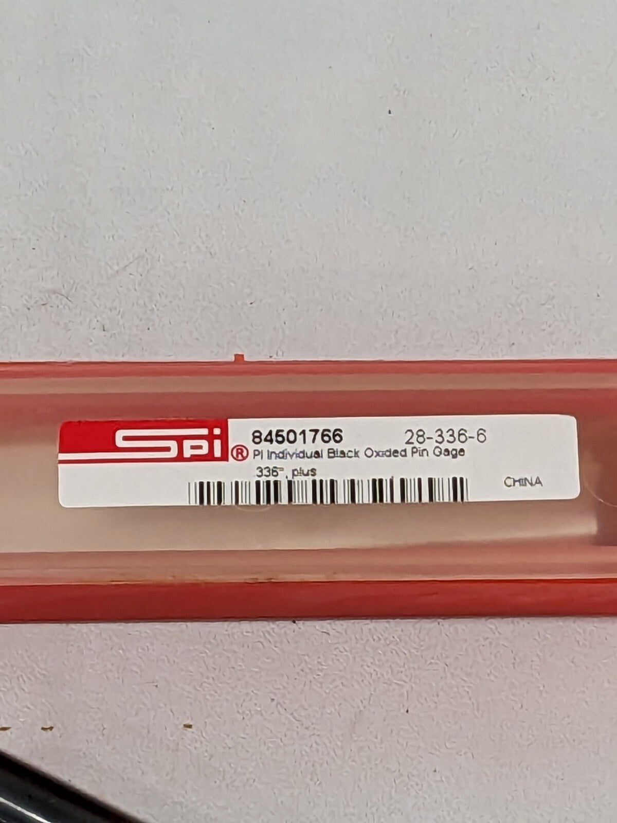 SPI Class ZZ Plus Plug Gage: 0.3360" Dia 28-336-6