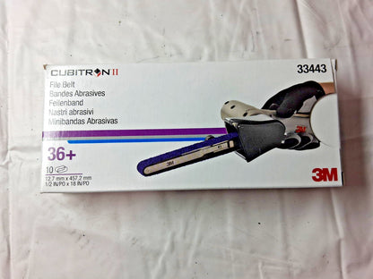 Cubitron 3M 33439 II File Belt QTY10 10mm x 330mm 60+ Grade 33443
