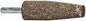 Tru-Maxx Mounted Point QTY10 2-1/2" Thick 1/4" Shank Dia A1 60 Grit 66253291807