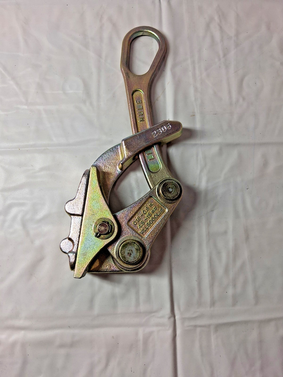 Little Mule Single Eye Aggressive Jaw Steel Wire Grip Hoist 2306