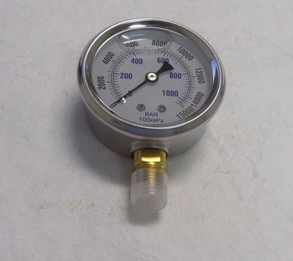 WorkSmart 2-1/2" Face Liquid Gauge #WS-MH-HPC1-039