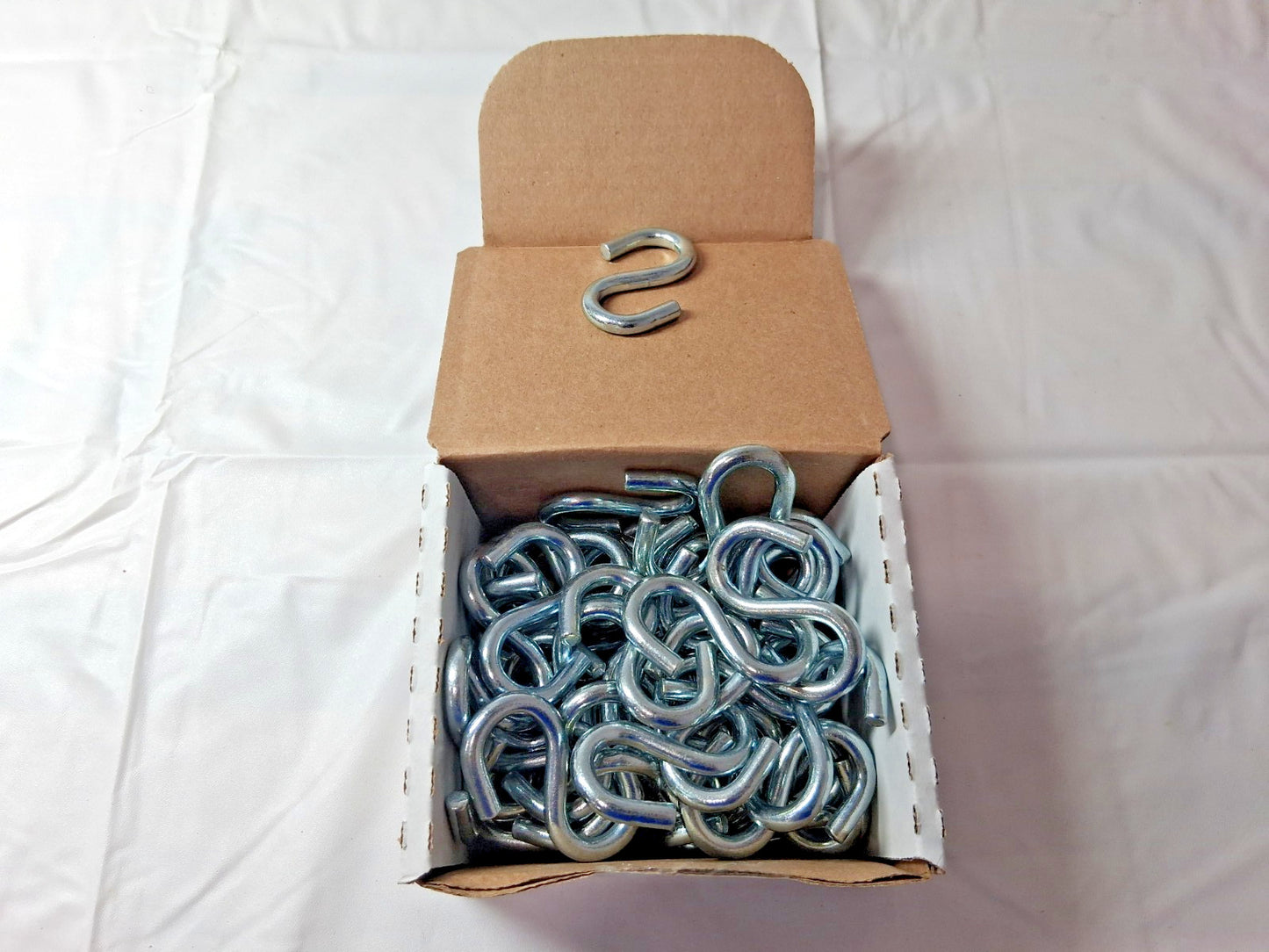 Campbell Carbon Steel Zinc Plated S-Hooks QTY50 Trade Size #80 6108024