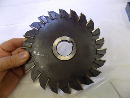 Interstate Side Milling Cutter 7"x 7/16" x 1-1/4" HSS 22 Straight