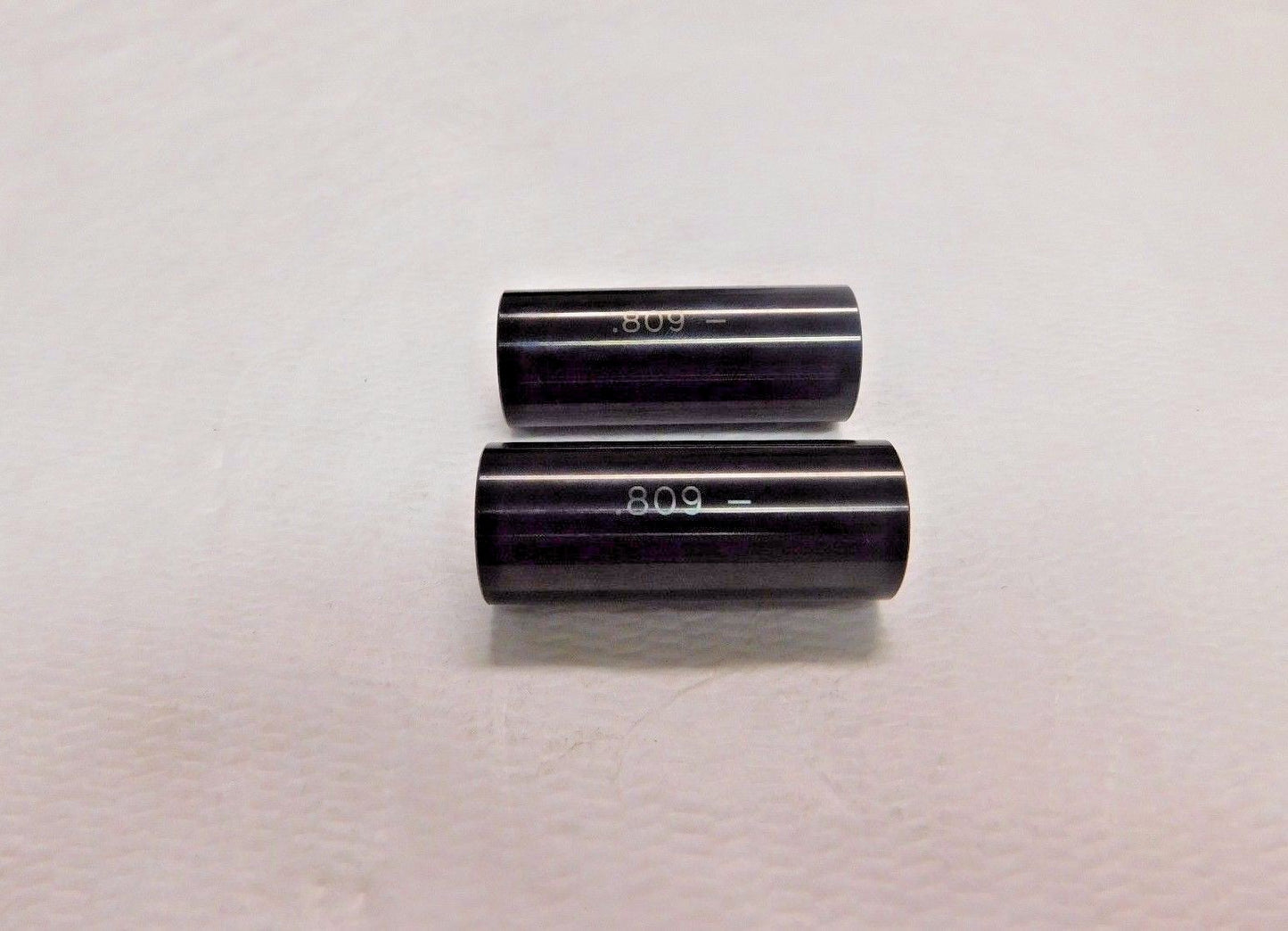 Vermont Gage Steel Minus Plug and Pin Gage 0.809" Class ZZ Lot of 2 #911280