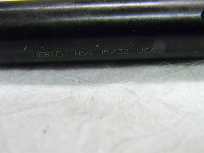 Hertel Jobber Drill 15/32" 118° Point High Speed Steel QTY 12 01181304