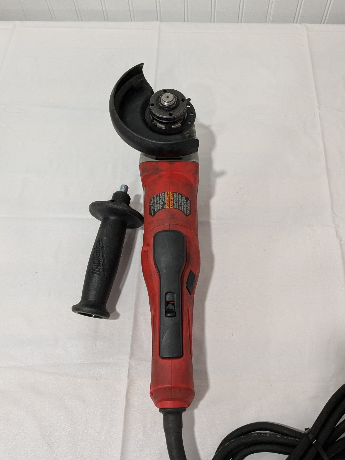 Milwaukee Corded Angle Grinder: 4-1/2" Wheel Dia, 12,000 RPM 6142-30 USED