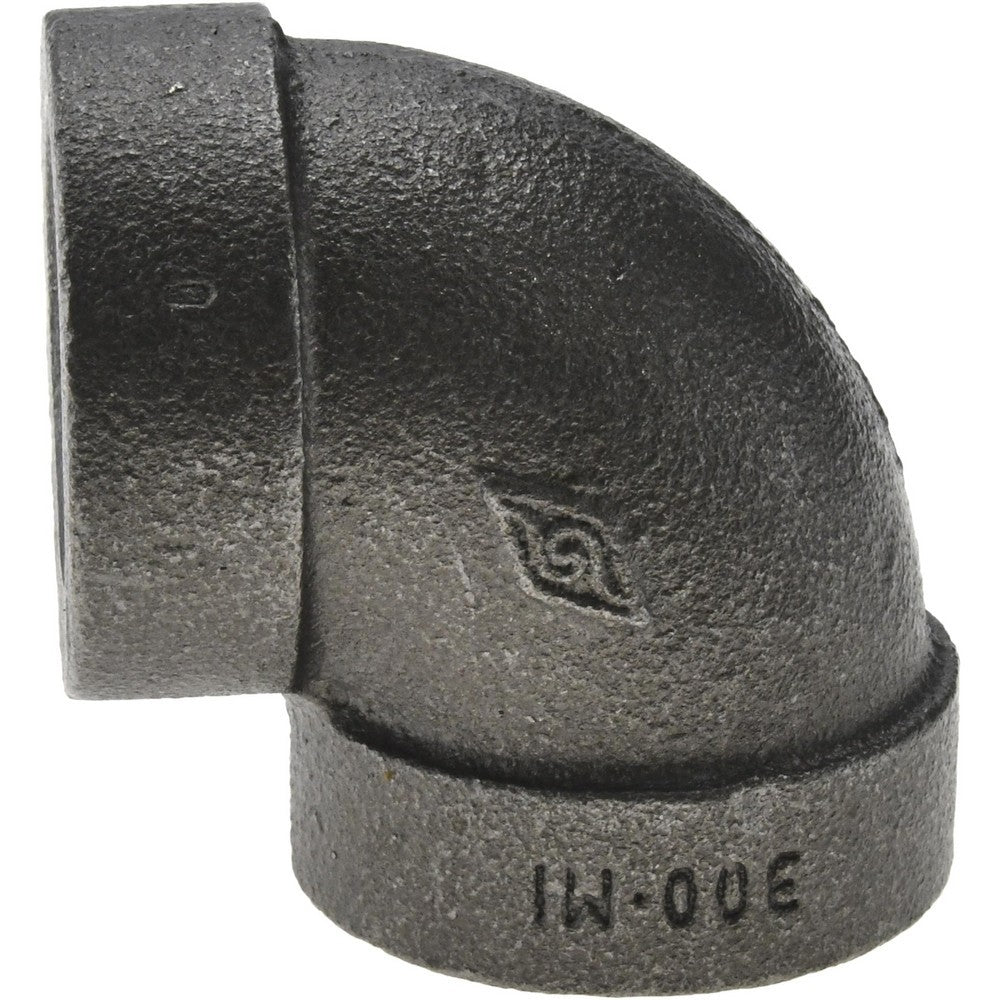 Professional Black Threaded 90 deg Elbows 2Pk 1" 36996809