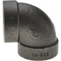Professional Black Threaded 90 deg Elbows 2Pk 1" 36996809