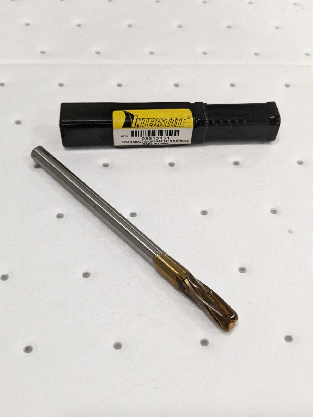 Interstate Straight Shank Interchangeable Pilot Counterbore 15/64" 3FL 08815151