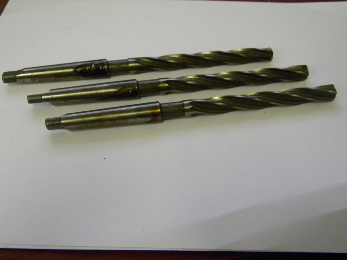 Precision Taper Shank 13-32" Dia. x 3-5/8" LOC 4FL HSS 1MT Qty. 3 #5-215-005