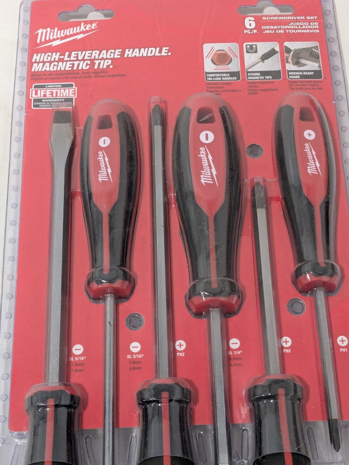 Milwaukee Tool 6 Pc. Screwdriver Kit 48-22-2706