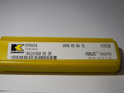 Kennametal Carb Turning Inserts WNMA434 WNMA080416 Grade KC9320 Qty 5 2951462