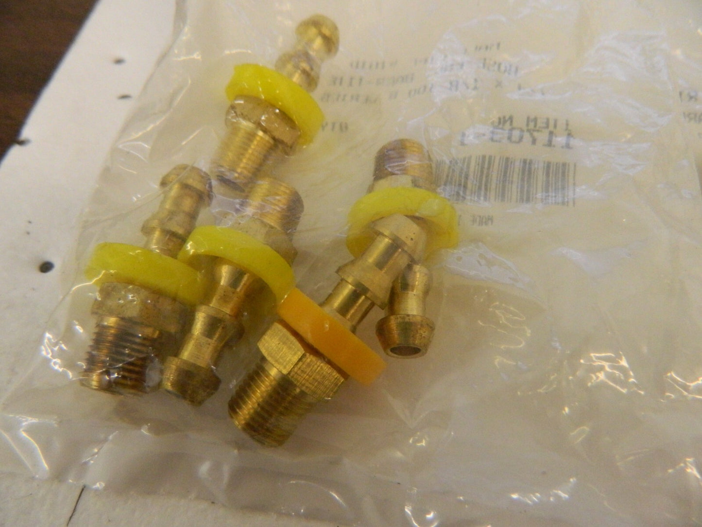 ANDERSON METALS 20pcs Push-On Hose Male Connector: 1/8" NPT, Brass BD-11703-1
