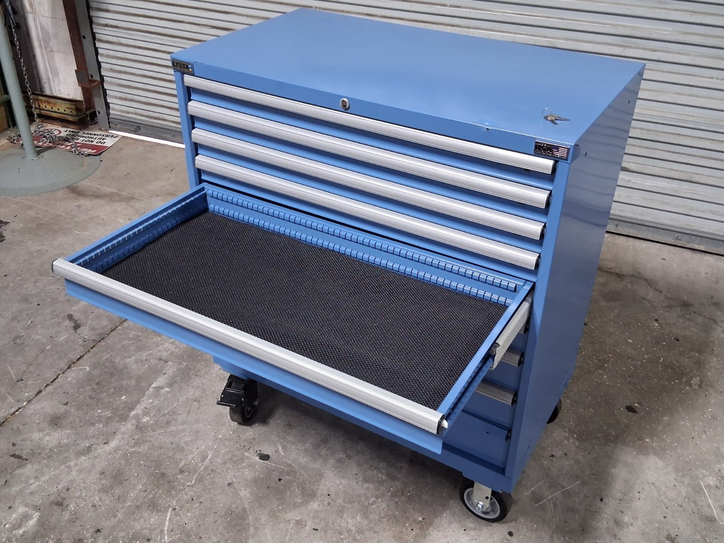 Lista Mobile Modular Storage Cabinet 9 Drawer 47 x 40 x 22 Scratch N Dent