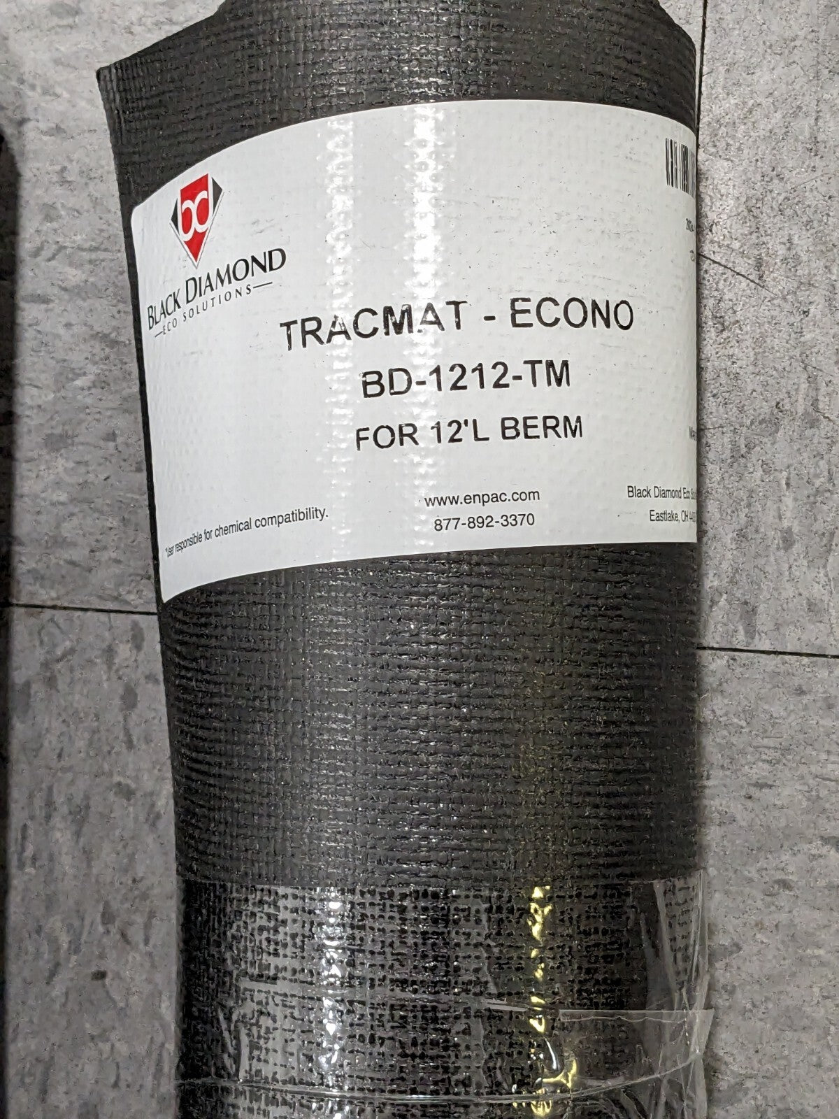 Black Diamond TracMat 12'L x 3'W, For 12' x 12' Containment Berm 2/PK BD-1212-TM