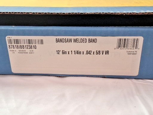 IRWIN Bi-Metal Band Saw Blade 12' 6" x 1-1/4" x .042" 5/8 TP