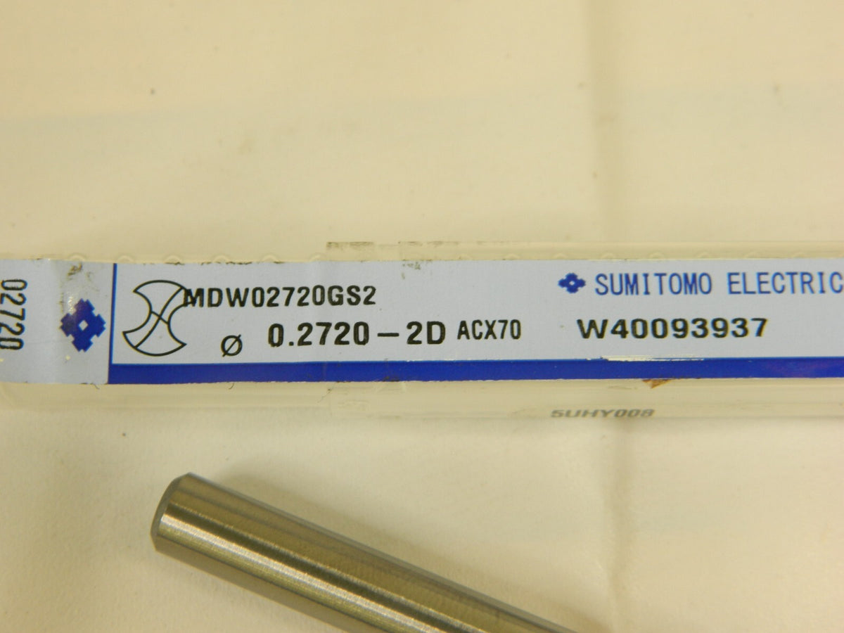 SUMITOMO SC Screw Machine Length Drill Bit: 0.1063" Dia, 135 ° 5UHY008