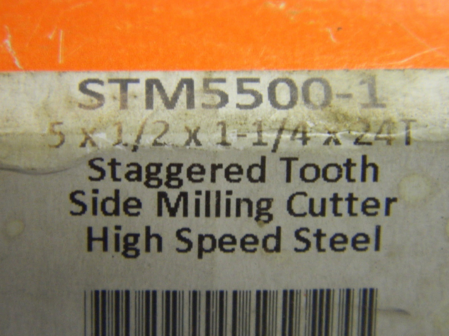 Moon 1/2" x 5" HSS 24 Tooth Side Milling Cutter STM5500-1