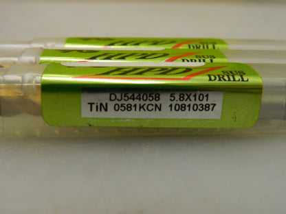 YG-1 Jobber Length Drill  HSS-EX HPD-SUS TiN Coated QTY 3 0581KCN