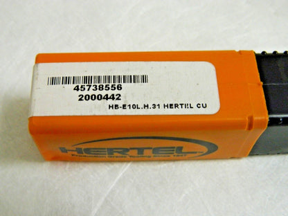 Hertel Indexable Cutoff Toolholder 5/8" x 5/8" x 4" HB-E10L.H.31 2000442