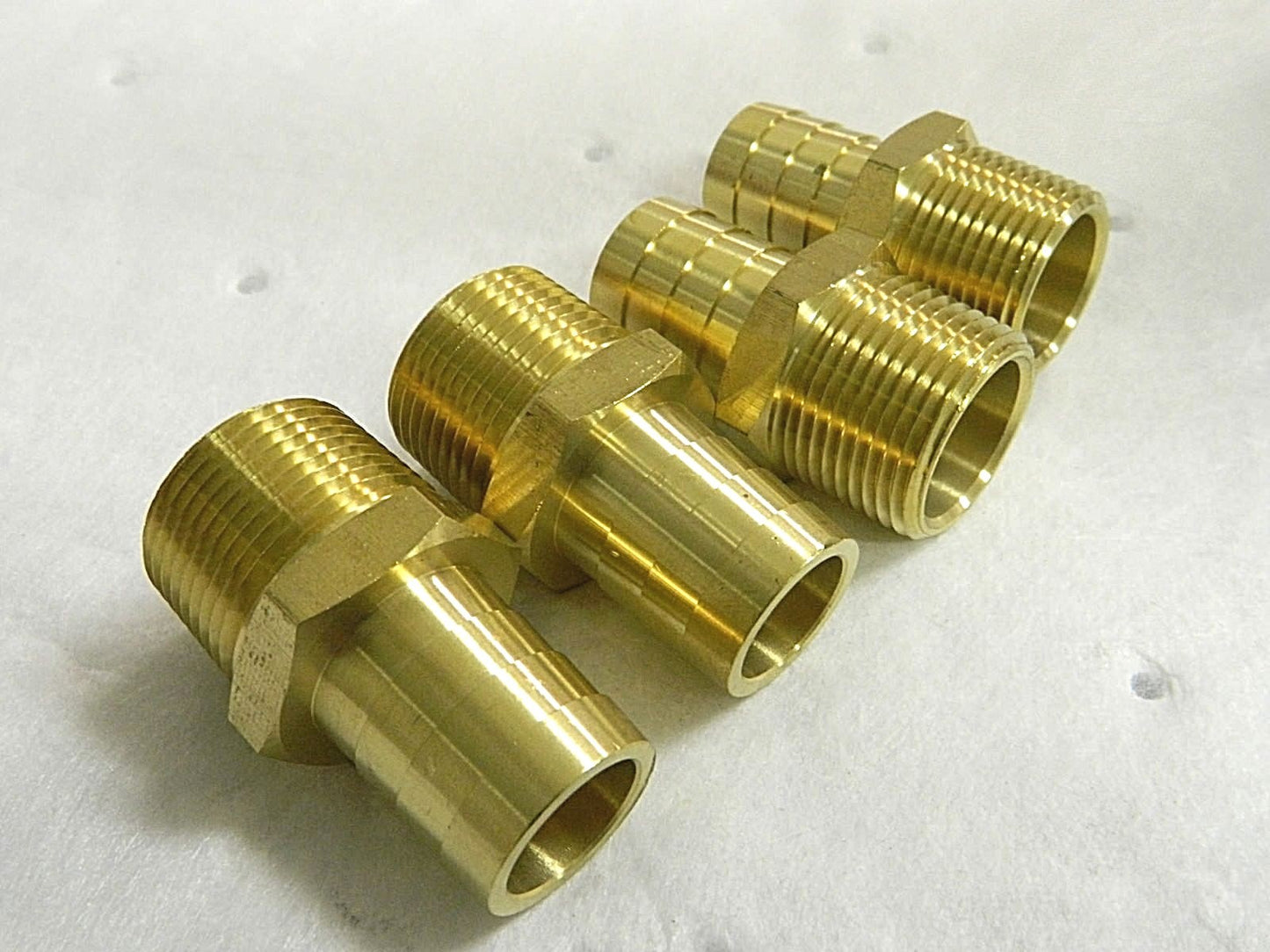 Jupiter Pneumatics Brass Hose Barb Male NPT Connectors Qty 4 2750006040JP